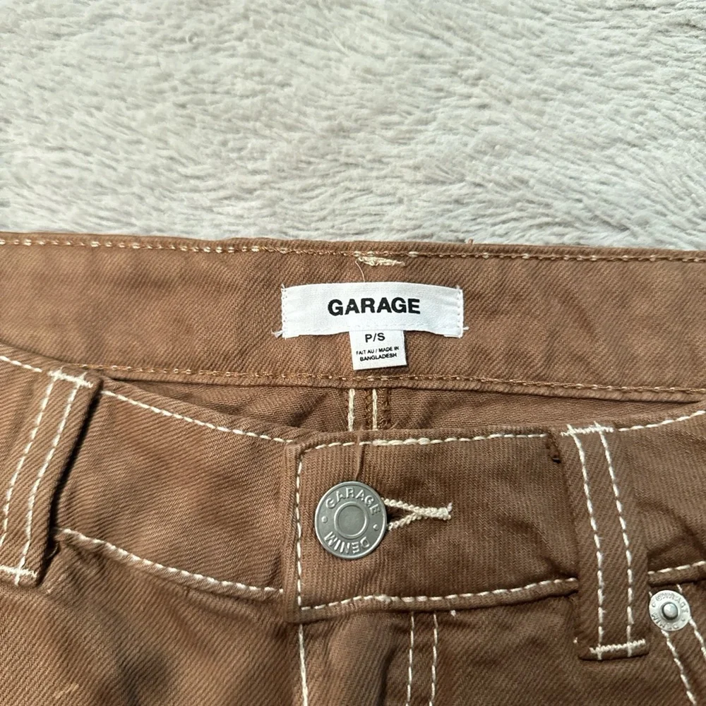 Garage Brown Mini Skirt Casual - Picture 3 of 3